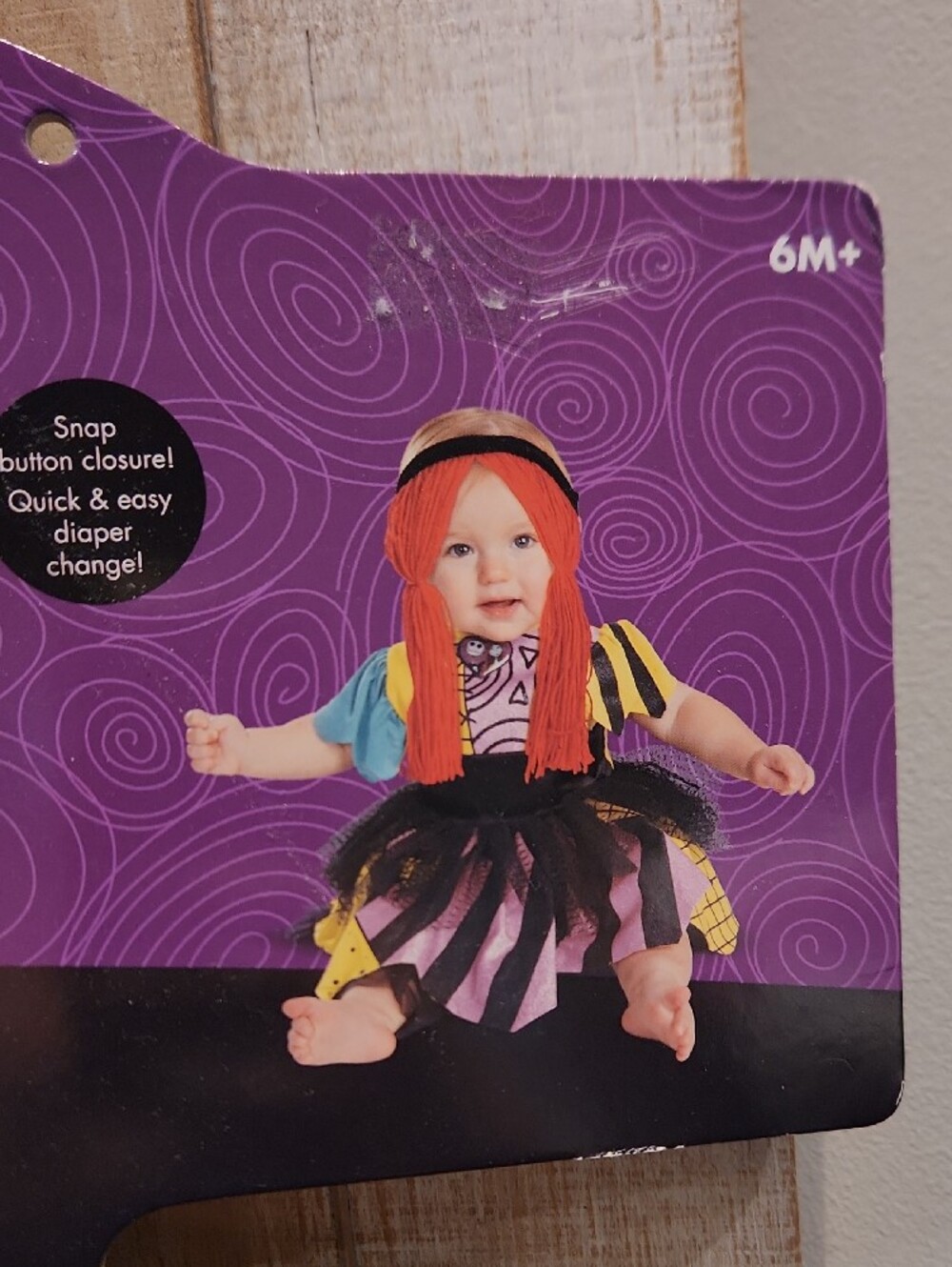 Disney Sally Yellow Black Pink Blue Patchwork Girls Costume - Picture 5 of 16